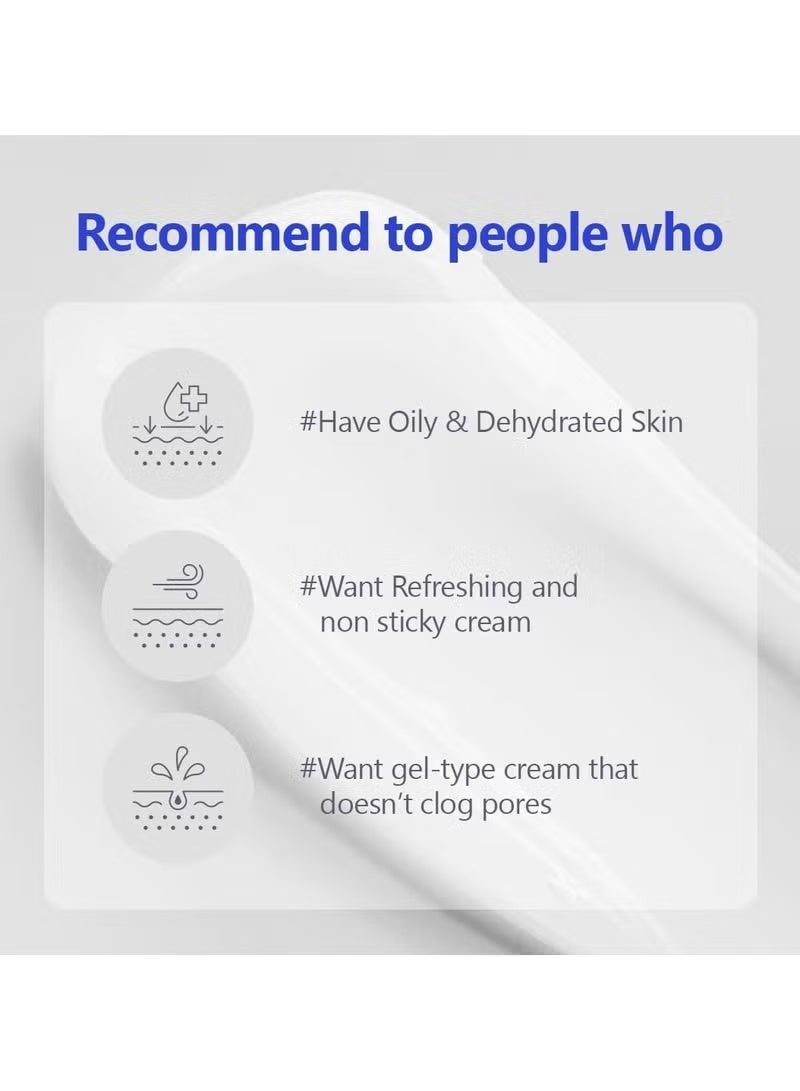 ISNTREE Hyaluronic Acid Aqua Gel Cream 100ml Lightweight Hydrating Gel Quick Absorbing Moisturizer Korean Skincare - Image 3