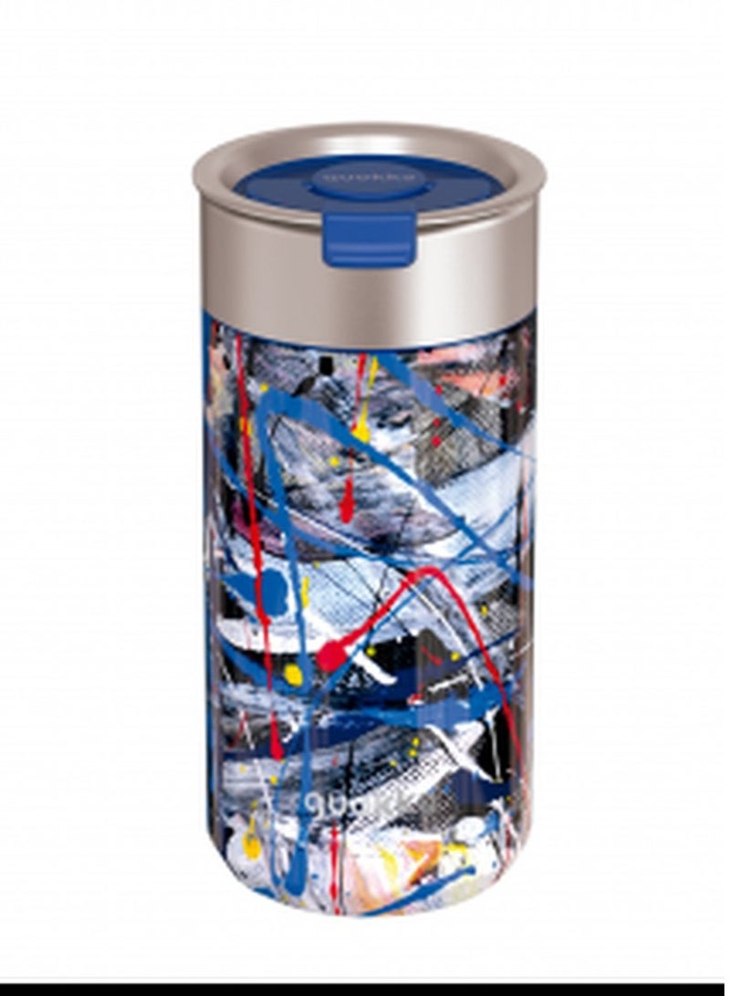 QUOKKA Thermal SS Coffee Tumbler Boost Abstract 400ml