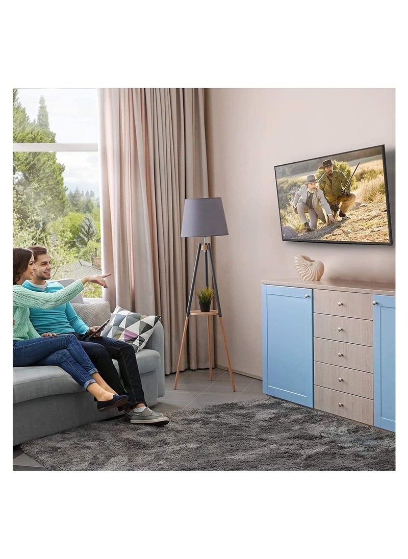 ELTRAZONE حامل تلفاز ثابت للجدار بحجم 26" - 75"، حامل تلفاز عالمي قابل للإمالة، حامل تلفاز ثقيل الوزن قابل للتعديل لتلفزيونات LED وLCD وOLED وPlasma بسعة وزن تصل إلى 50 كجم ومعايير VESA تصل إلى 700 x 400 - Image 4