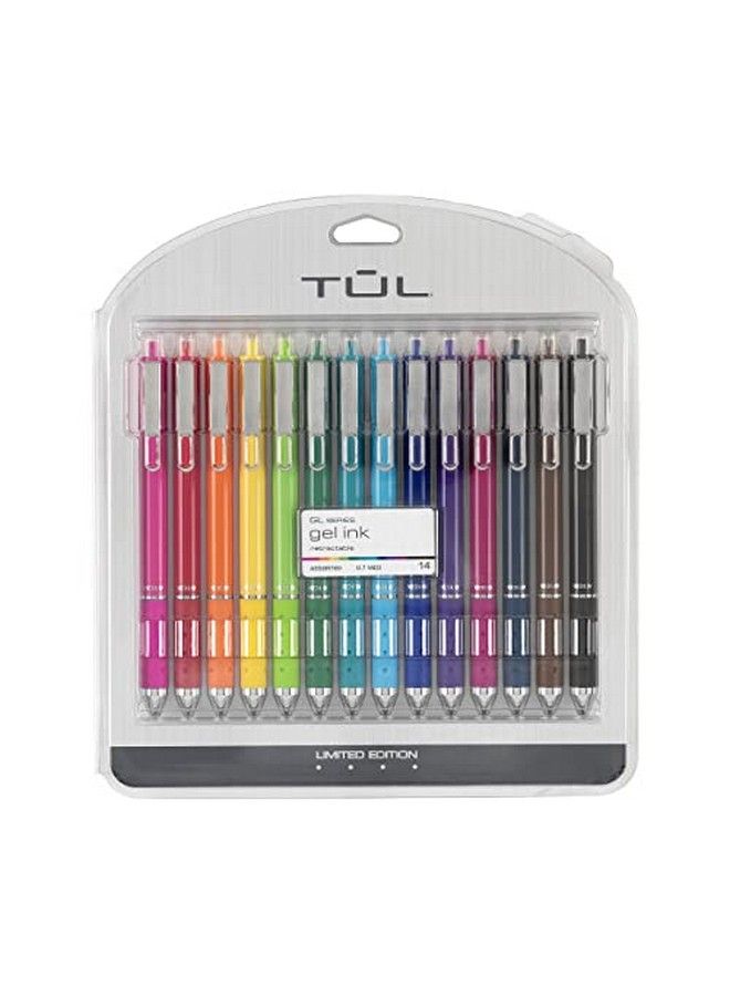 TUL Retractable Gel Pens Medium Point 0.7 Mm Assorted Barrel Colors Assorted Candy Ink Colors Pack Of 14 Pens - Image 2