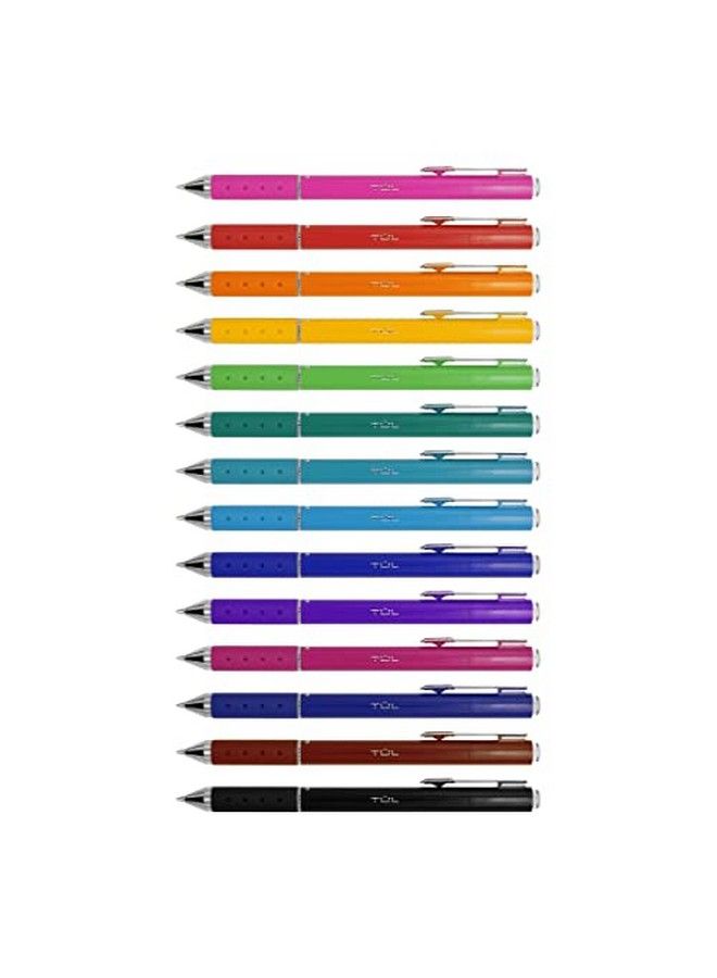 TUL Retractable Gel Pens Medium Point 0.7 Mm Assorted Barrel Colors Assorted Candy Ink Colors Pack Of 14 Pens - Image 3