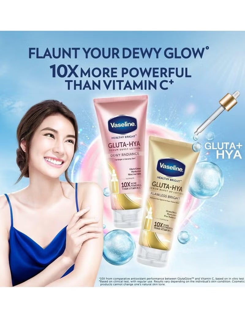 Vaseline Healthy Bright Gluta-Hya Serum Brust UV Lotion Flawless Bright 330 ml - Image 2