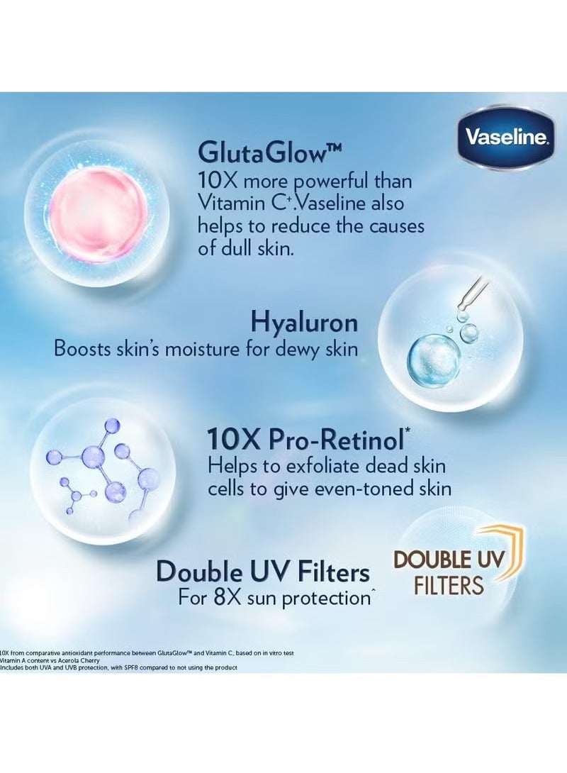 Vaseline Healthy Bright Gluta-Hya Serum Brust UV Lotion Flawless Bright 330 ml - Image 4