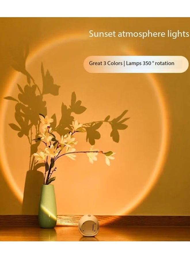 Led Motion Sensing Wall Light Touch 360 Rotatable Portable Night Light Bedroom Reading Light - Image 4