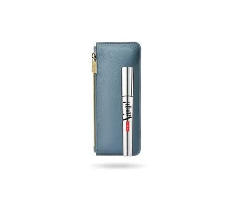 PUPA Milano Vamp! Mascara Set - Thick And Super Dense Lashes - Comfortable Wear With Smudge-Free Hold - Sculpted And Defined Lashes - Dramatic Look Of False Lashes - Clutch Bag - 2 Pc Mascara Kit