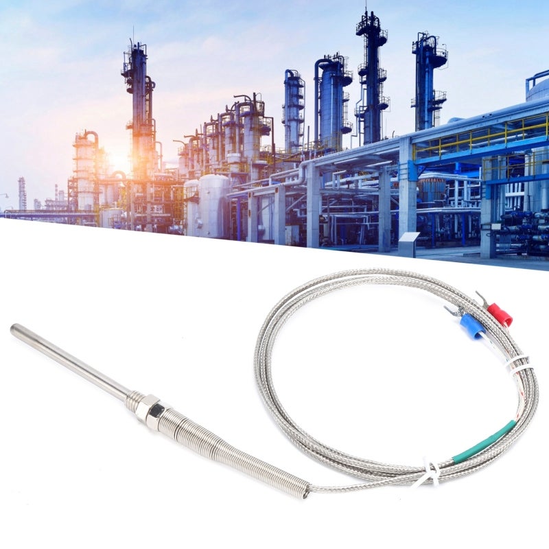 Thermocouple: Color-Coded Connections - Precise Temperature Control High Mechanical Strength for Chemical Industry, Medical and Laboratory Heat Treatment - Image 5