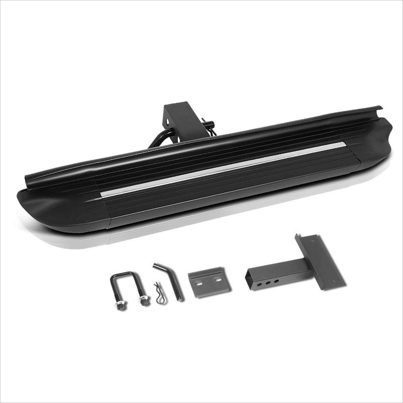 PM Performotor Universal Black Towing Hitch Step Board Fits 2 Inch Receiver Trailer Pickup,Rear Bumper Guard | 21" L X 4" W (Black) - Image 2