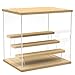 DuvinDD Acrylic Display Case with 4Tier Collectibles Stand Clear Figure Display Case with Door Countertop Display Box Dustproof Storage Organizer 125 L x 10 D x 12 H - Image 3