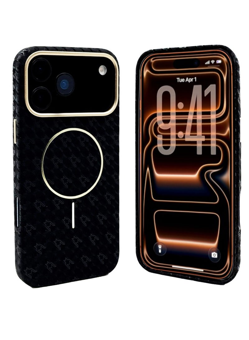 BlueFire Premium MagSafe PU Leather Case for iPhone 17 Pro Max: Slim & Elegant Shockproof Magnetic Cover with Full Wrapped Anti-Drop Protection & Seamless Wireless Charging Compatibility - Image 1