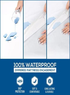 Utopia Bedding Zippered Mattress Encasement Twin XL - 100% Waterproof and  Bed Bug Proof Mattress Protector - Absorbent, Six-Sided Mattress Cover