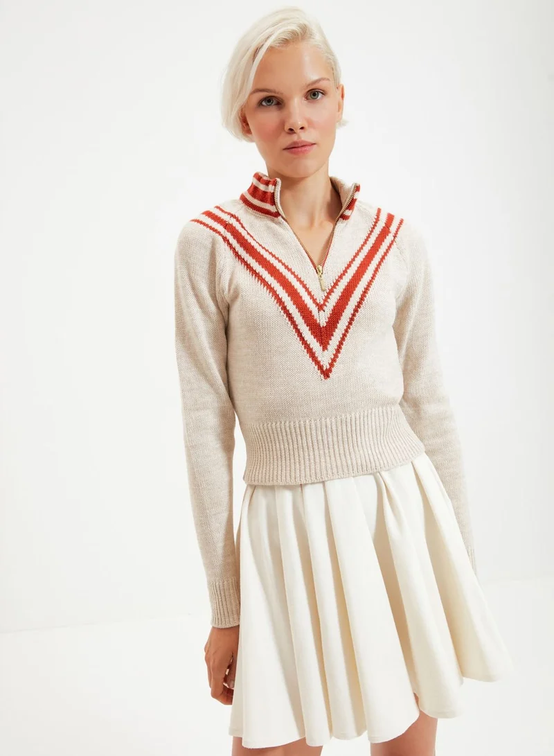 trendyol Crew Neck Knitted Sweater
