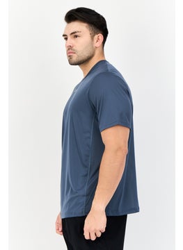 Reebok Men Sportswear Fit Short Sleeve Outdoor T-shirt, Dark Teal Blue  - Image 4