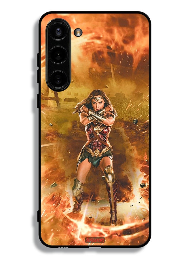 Tolwak Samsung Galaxy S23 5G Protective Case Cover Wonder Women - Image 3