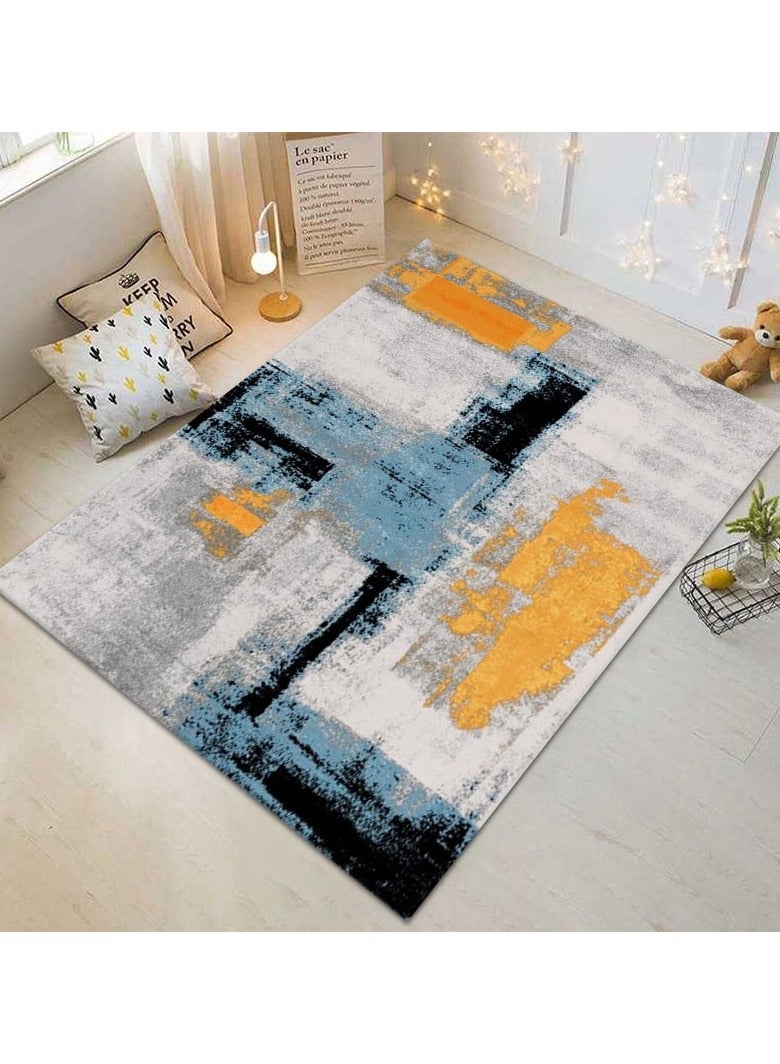 سجادة مستطيلة ناعمة ومريحة ذات جودة عالية مطبوعة بالحبر