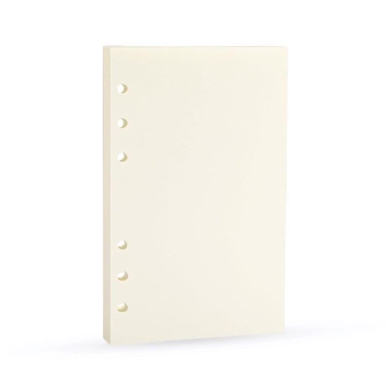 A6 Binder Refills Blank, Spiral Notebook Plain Refill, Planner Inserts Blank Paper for Filofax/Personal Journal, 45sheets/90pages,Harphia (Harphia A6 3.74 x 6.77'',Blank)