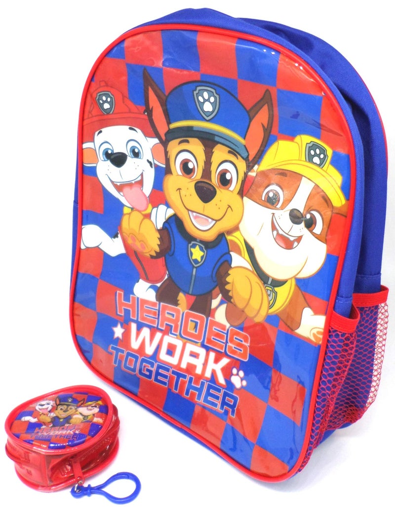 TLD Paw Patrol Backpack + Coin Purse - Gift Bundle - Image 1