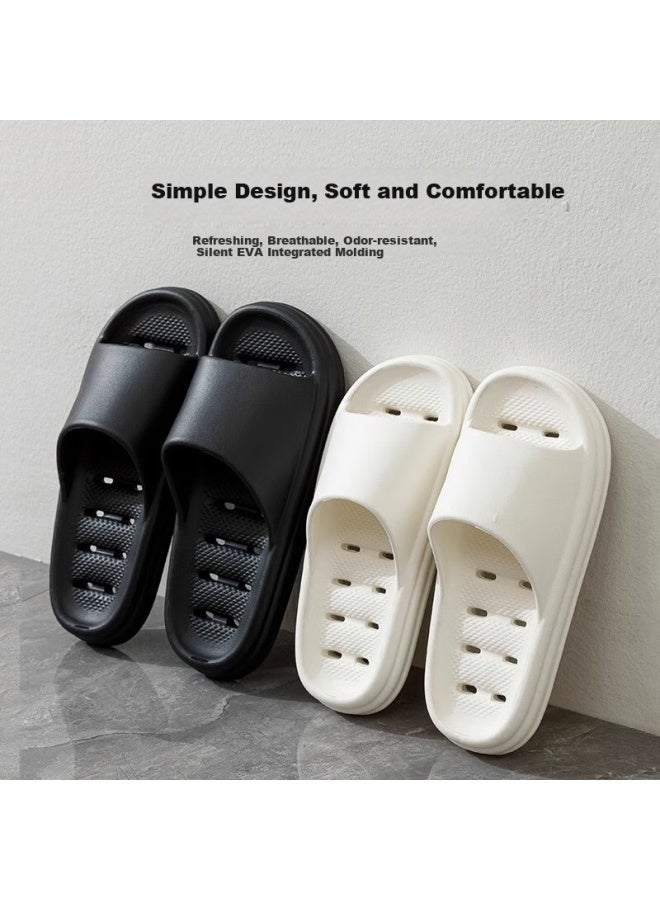Scarecrow Strawman Men's Hollow Out Bathroom Shower Slippers Home Quick-drying Breathable Anti-odor Couple Women's Sandals Pink 40-41 - Image 5