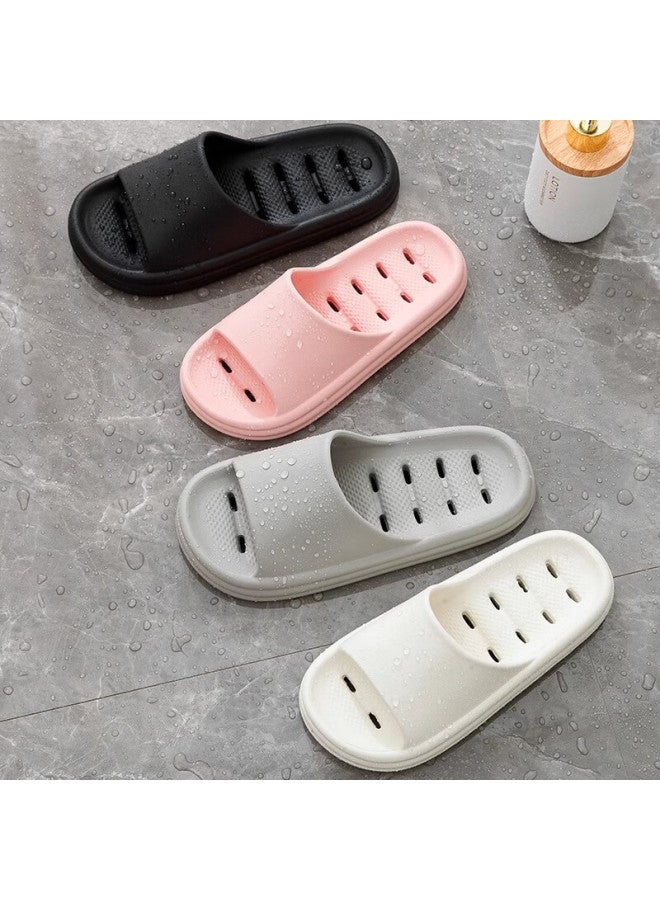 Scarecrow Strawman Men's Hollow Out Bathroom Shower Slippers Home Quick-drying Breathable Anti-odor Couple Women's Sandals Pink 40-41 - Image 4