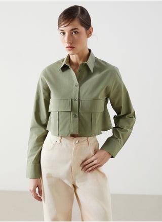 Crop Poplin Women's Shirt - pzsku/Z3468FBBAF8DAF5FA8F8DZ/45/1744104154/5721d0ca-e2fc-437f-a1d4-89986d7fa3fe