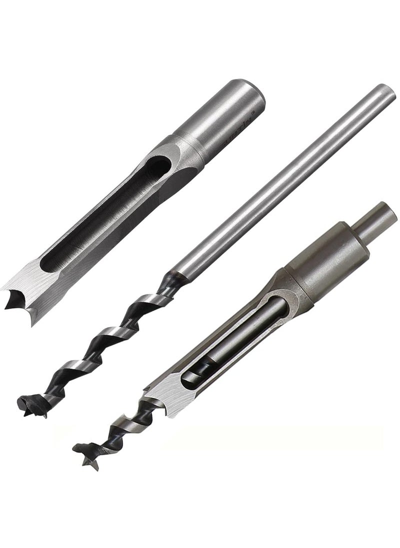 DIY Crafts DIY Crafts 95mm Square Hole Drill Bit Steel Woodworking Mortiser Hardness Sharp Durable Mortising Chisel Set for Wood Mortising Chisel Bit Auger Spur Cutter Woodworking Carpentry Drilling Tool 2  - Image 1