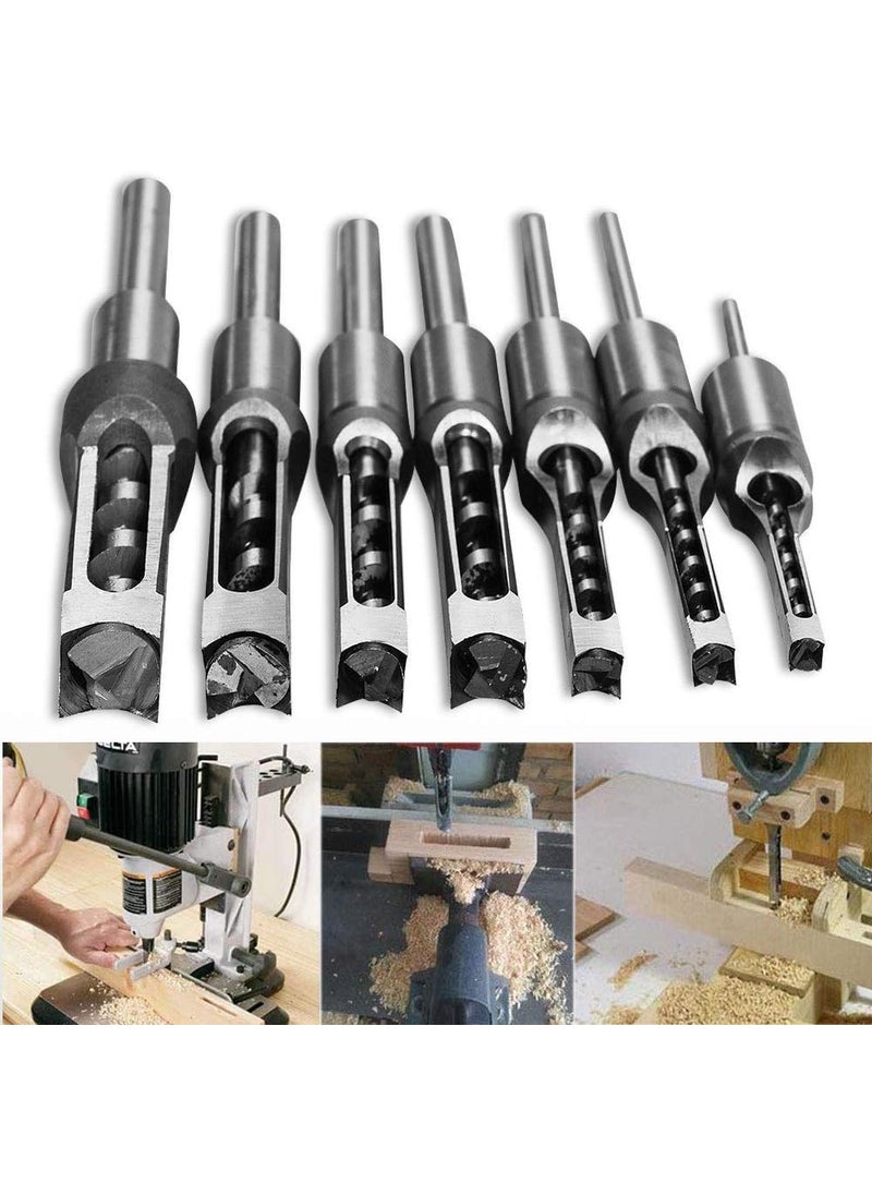 DIY Crafts DIY Crafts 95mm Square Hole Drill Bit Steel Woodworking Mortiser Hardness Sharp Durable Mortising Chisel Set for Wood Mortising Chisel Bit Auger Spur Cutter Woodworking Carpentry Drilling Tool 2  - Image 4