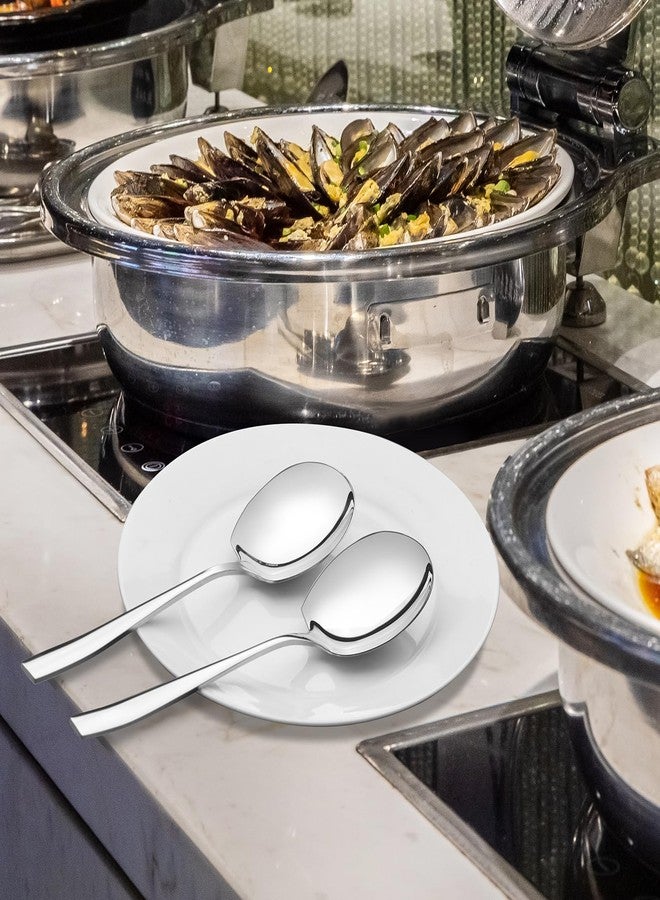 Ramddy Stainless Steel Serving Spoon Set of 6, 8.4 Inches Large Serving Spoons for Buffet - Image 3