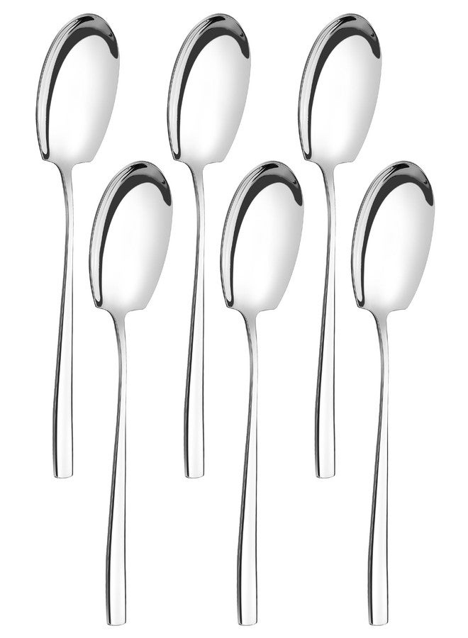 Ramddy Stainless Steel Serving Spoon Set of 6, 8.4 Inches Large Serving Spoons for Buffet - Image 1