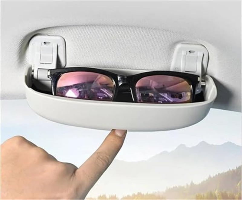 Wivplex Beige Car Sunglasses Case for Toyota Highlander - Image 3