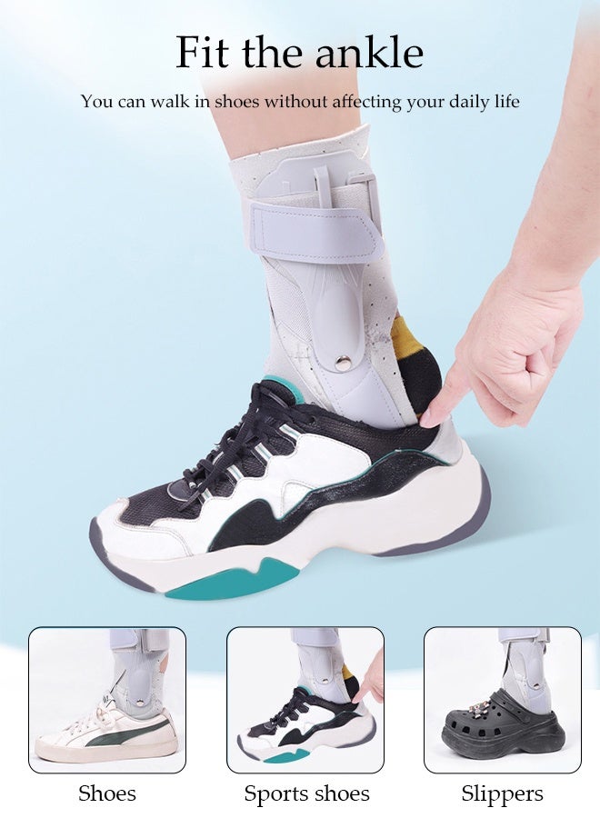 DUNISO Ankle and Foot Wrap, Adjustable Ankle Support Brace, Plantar Fasciitis Arch Sleeve, Ankle Sprain Support, Pain and Swelling Relief, One Size Fits All  - Image 5