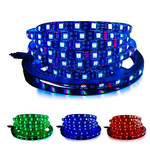 Tx 5M Black PCB 5050 RGB LED Strip Waterproof IP65 300 SMD Black PCB Board DC 12V Flexible Light - Image 5