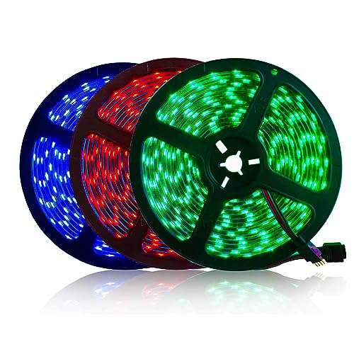 Tx 5M Black PCB 5050 RGB LED Strip Waterproof IP65 300 SMD Black PCB Board DC 12V Flexible Light - Image 2