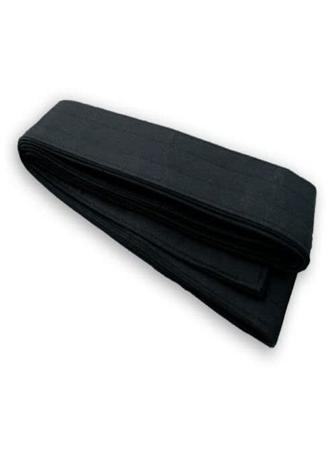 kaku obi Belt for iaido Japanese Traditional Cotton iaido Belt, kyudo Strap - Black 4m*6cm - Image 3
