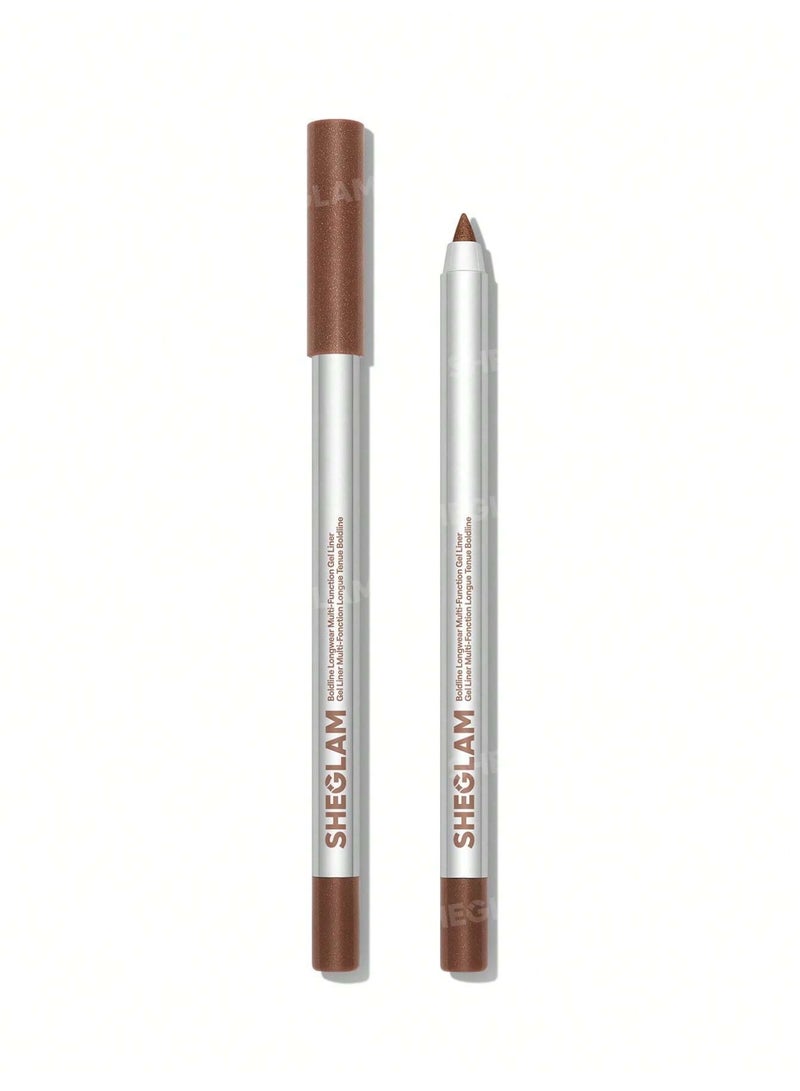 شيجلام Boldline Longwear Multi-Function Gel Liner- Metallic Brown - Image 1