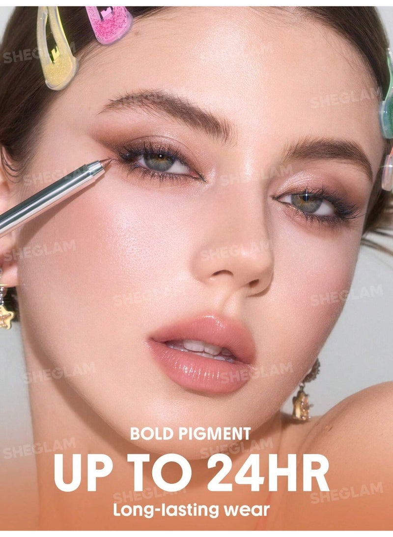 شيجلام Boldline Longwear Multi-Function Gel Liner- Metallic Brown - Image 2