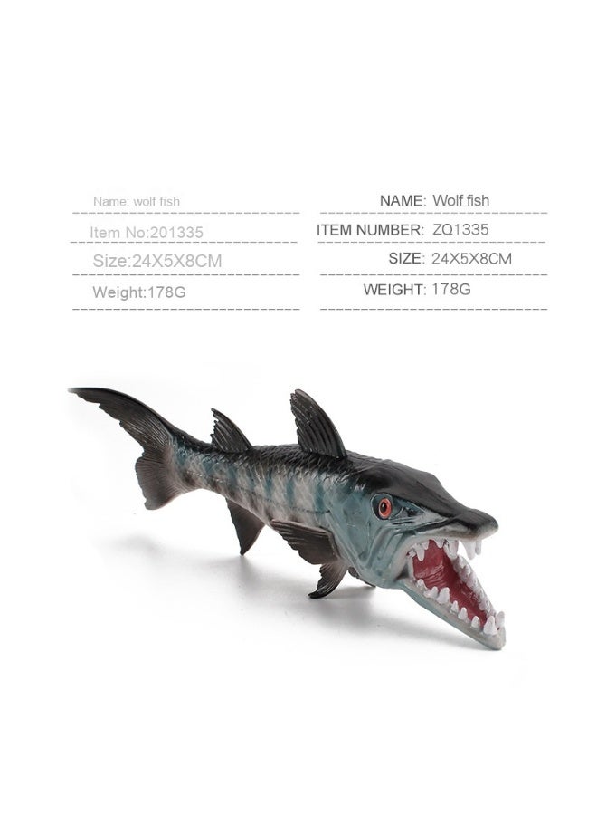 NIBEMINENT Children's Realistic Ocean Fish Model Toys