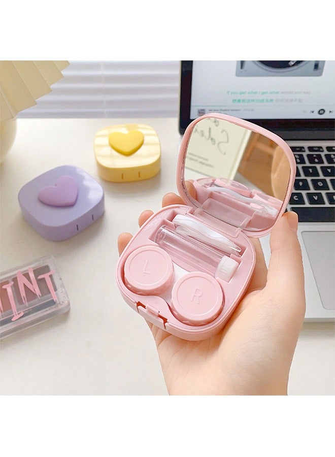 Contact Lens Case With Mirror Container L And R Caps - Image 2