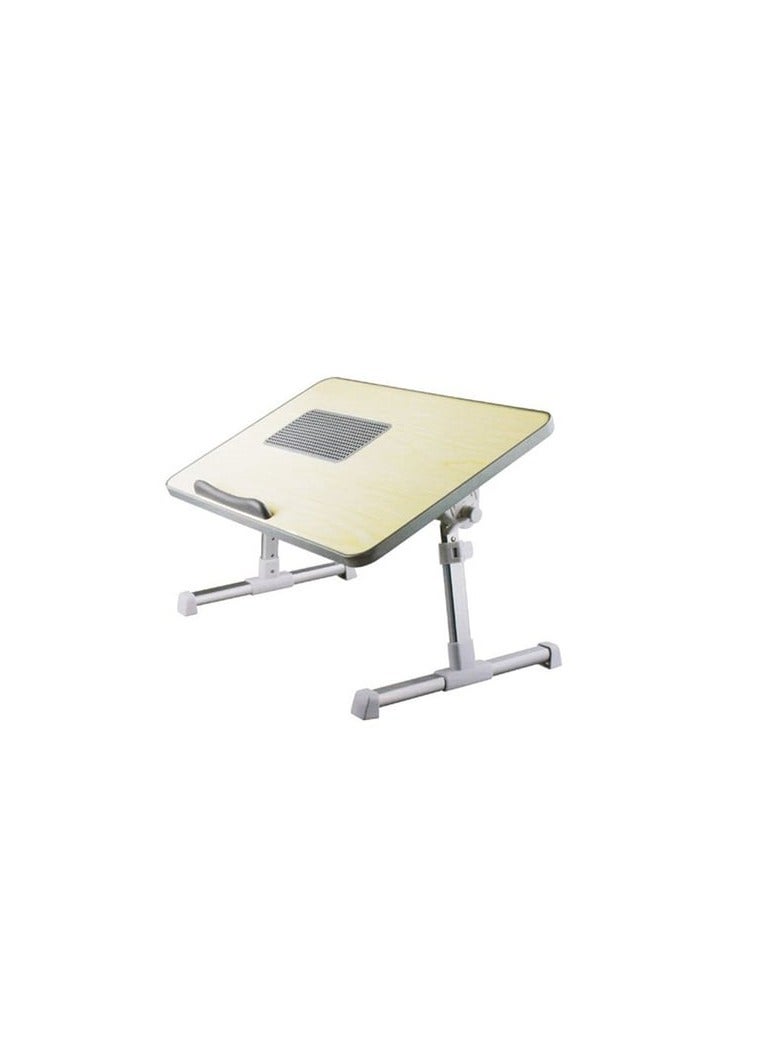Terabyte Adjustable Laptop Bed Tray Table With Cooling Fan Multicolour - Image 2