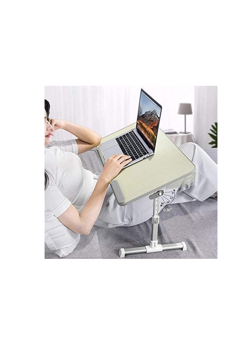 Terabyte Adjustable Laptop Bed Tray Table With Cooling Fan Multicolour - Image 3