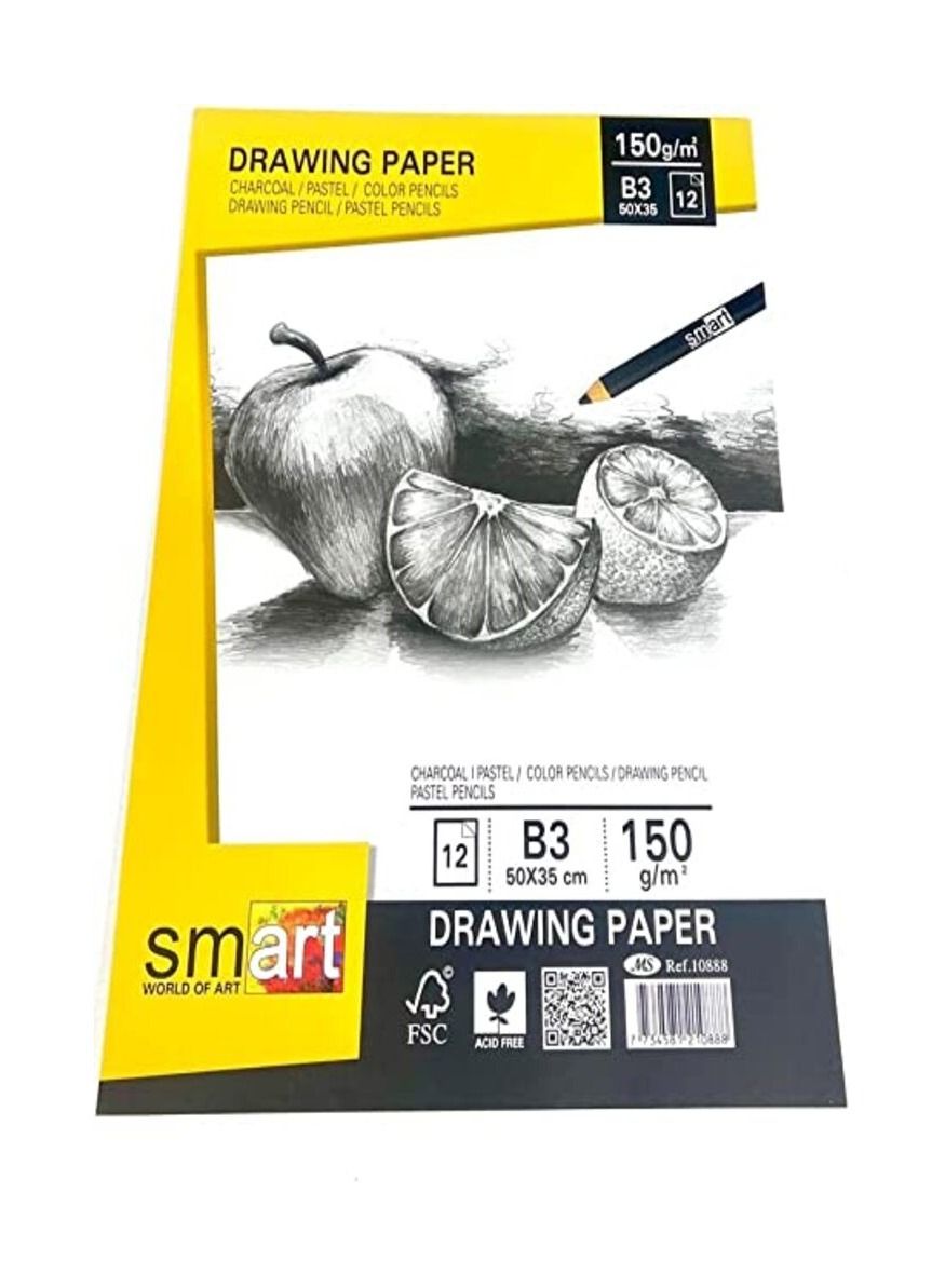 Smart Drawin Smart Sketch Smart Drawing 150 Gram - Size B3 (35x50) -12 Sheets | Best ...