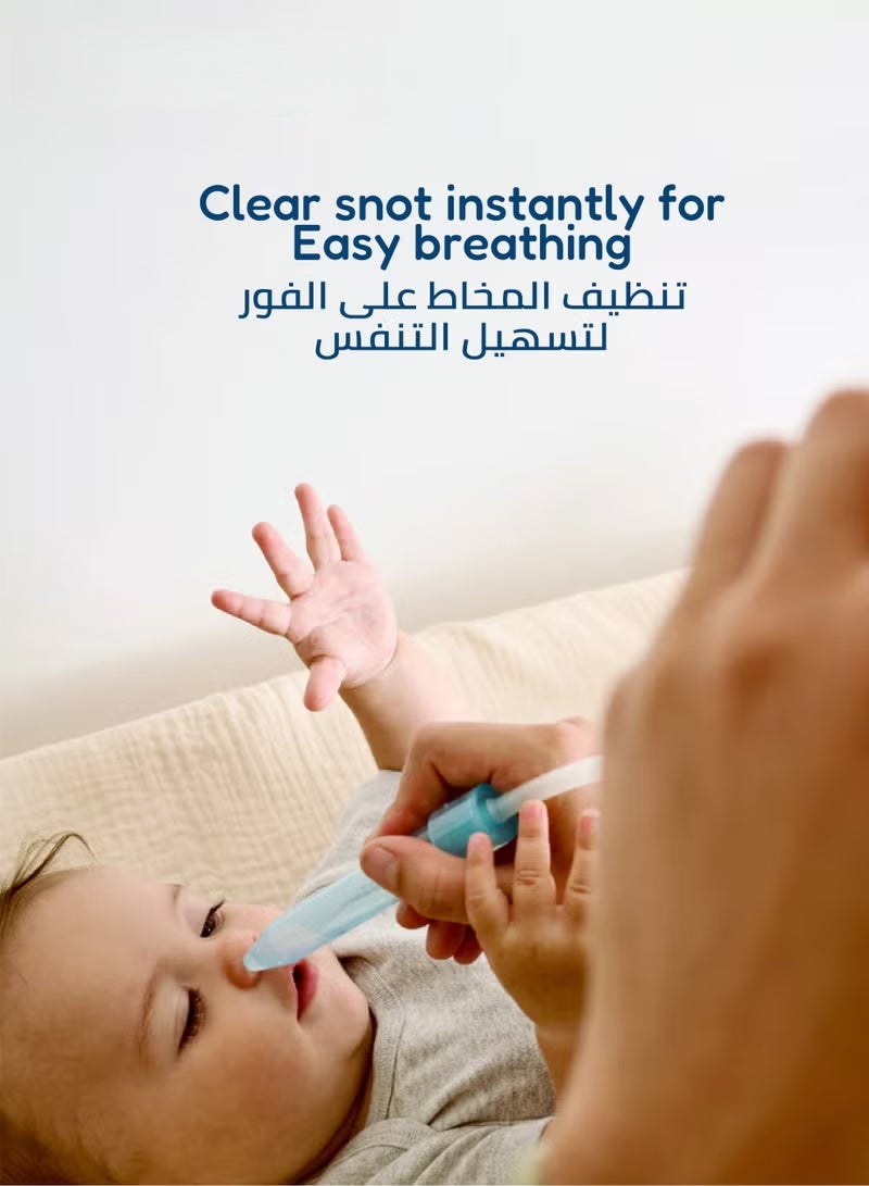NoseFrida FridaBaby Baby Nasal Aspirator | Baby Nose Cleaner with Hygienic Filter | BPA-Free, Safe, Easy to Clean | Travel-Friendly | Mucus Remover - Image 5