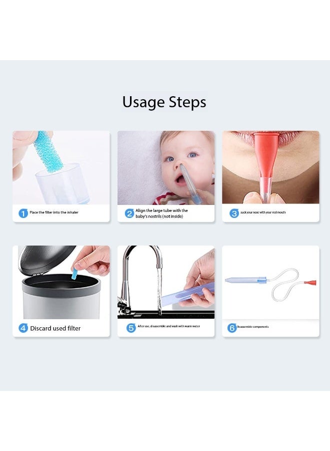 NoseFrida FridaBaby Baby Nasal Aspirator | Baby Nose Cleaner with Hygienic Filter | BPA-Free, Safe, Easy to Clean | Travel-Friendly | Mucus Remover - Image 4