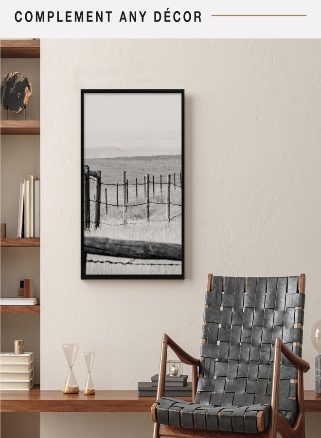 MCS Everline Collection 18x24 Poster Frame Black, Vertical & Horizontal Wall Hanging Large Picture Frame for Photos, Posters & Art Prints (1-Pack) - Image 2