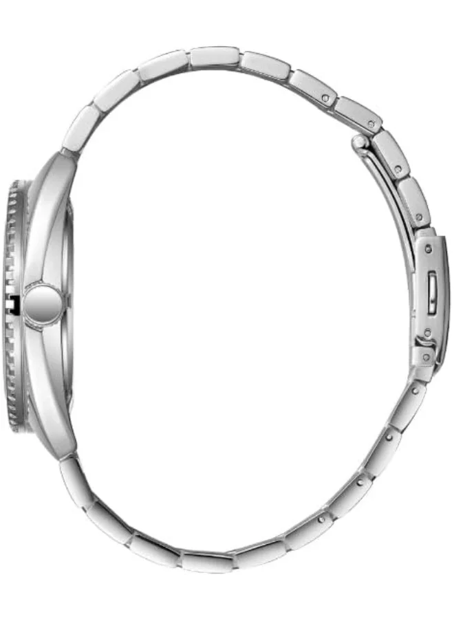 Lee Cooper LEE COOPER Men's VX42E11 Movement Watch, Date Display and Metal Strap - LC07997.350, Black