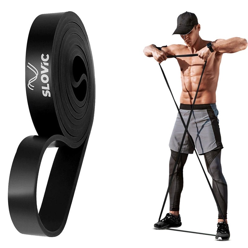 SLOVIC Resistance Band for Workout [Upto 35 KG] | Latex Free Resistance Band Set for Excercise & Stretching | Gym Equipment for Home Workout | Ideal for | Ideal for Men & Women - Image 1