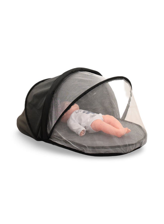 Baby Cot Bed Premium Black