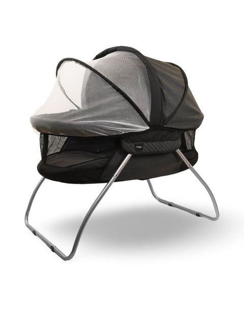 Baby Cot Bed Premium Black