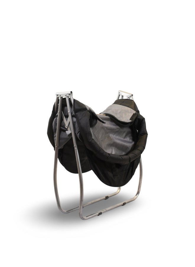 Baby Cot Bed Premium Black