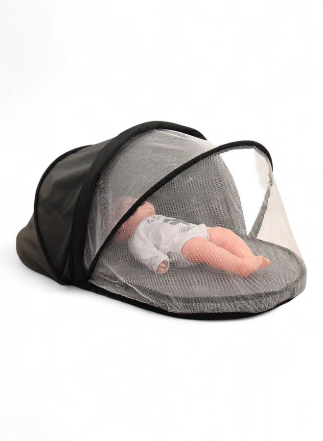 Baby Cot Bed Premium, Black