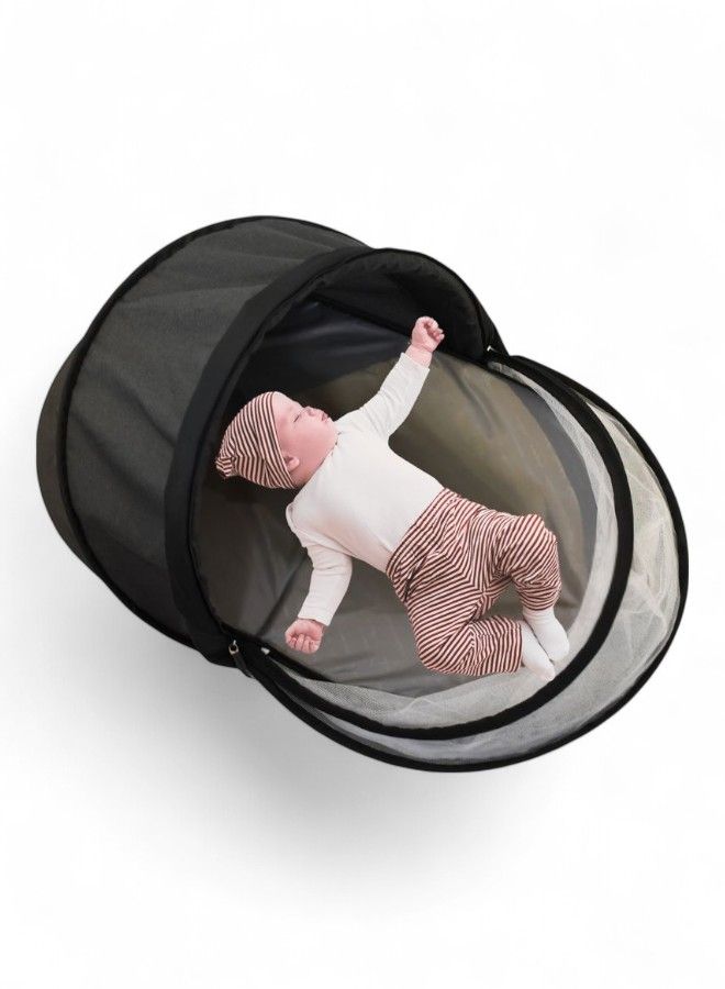 Petit bebe Baby Cot Bed Premium, Black - Image 5
