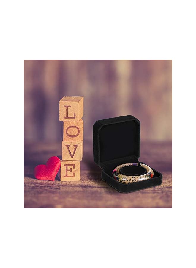 The Bros Joy.Box 2 Pack Black Velvet Bracelet Gift Box Jewelry Display - Image 3